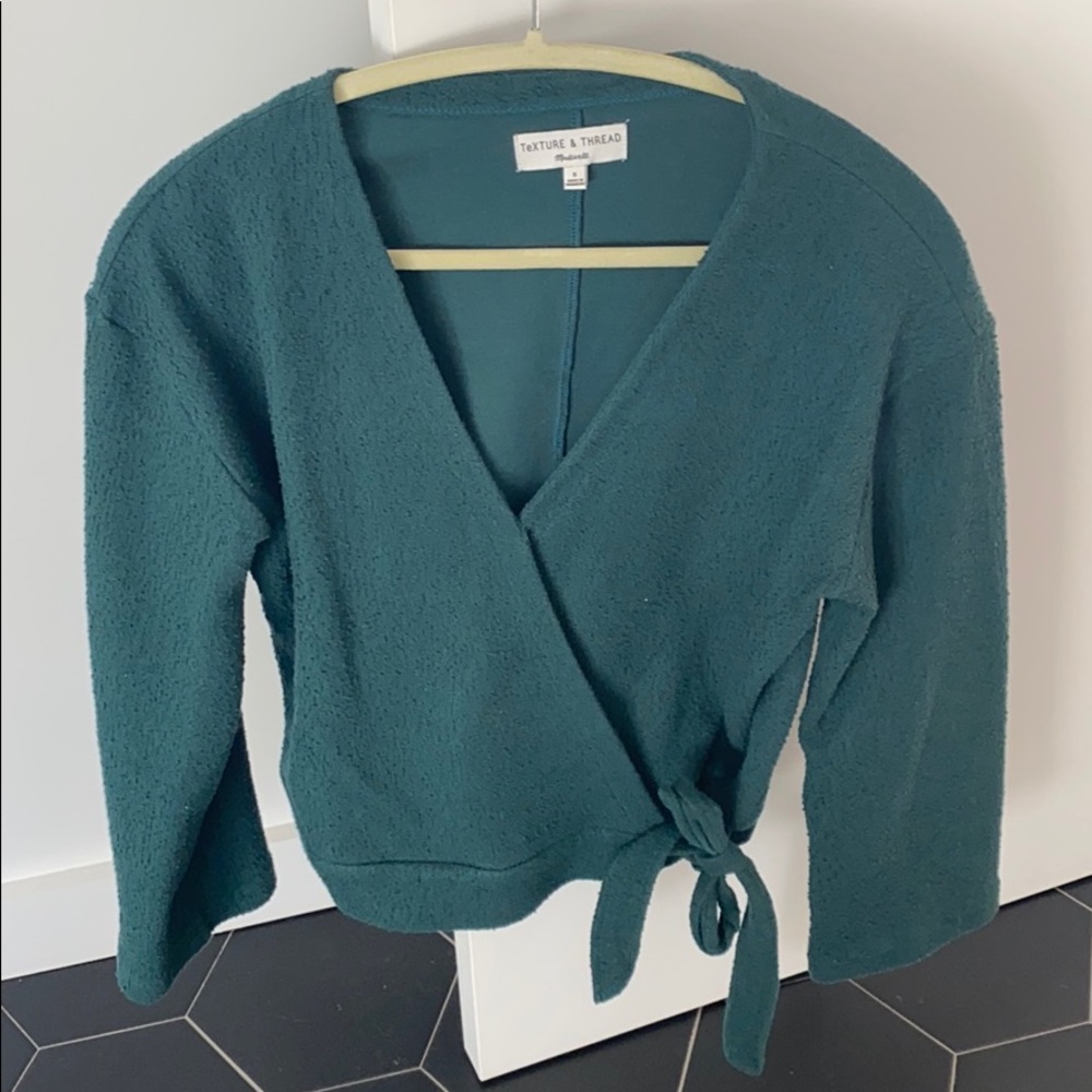 Wrap sweater